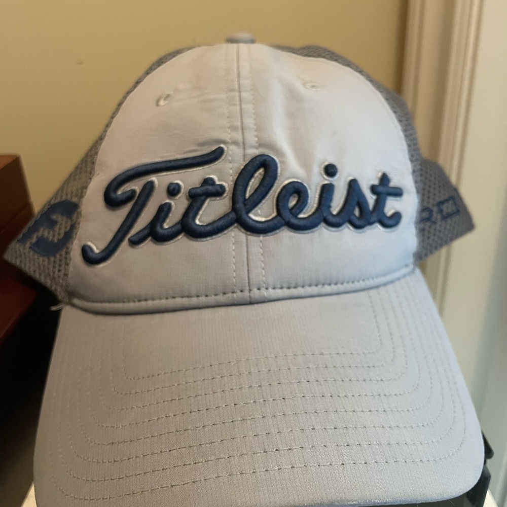 Titleist Light Blue and Gray Hat